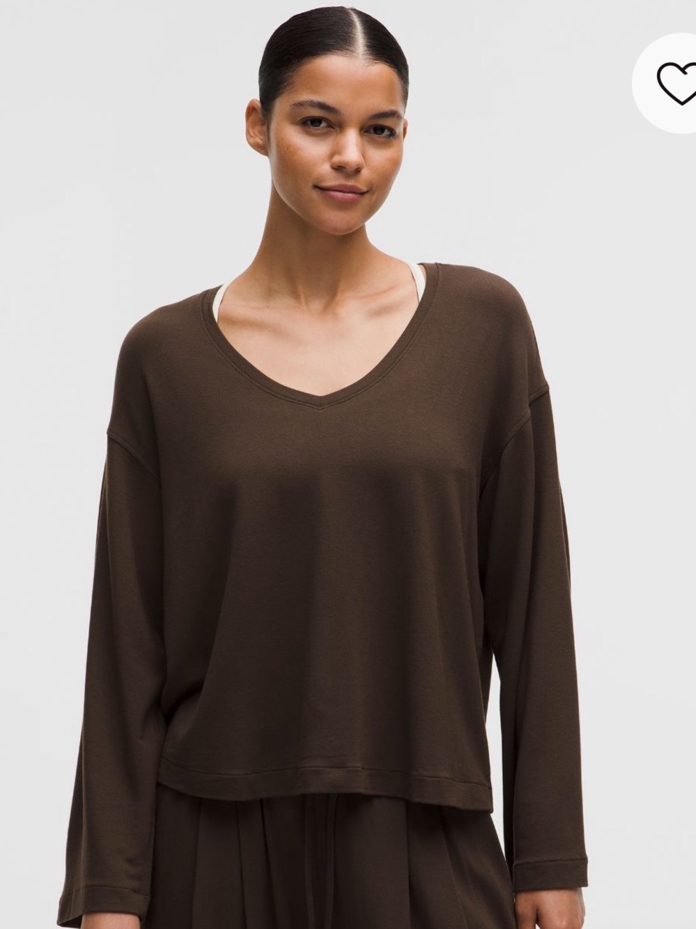 NWOT Lululemon BeCalm V-Neck Bell Sleeve Shirt. Size XXS
